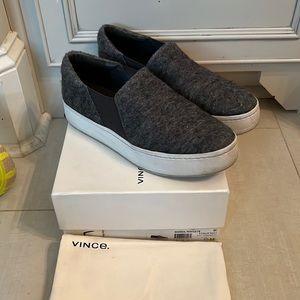 Vince warren felt slipon sneakers